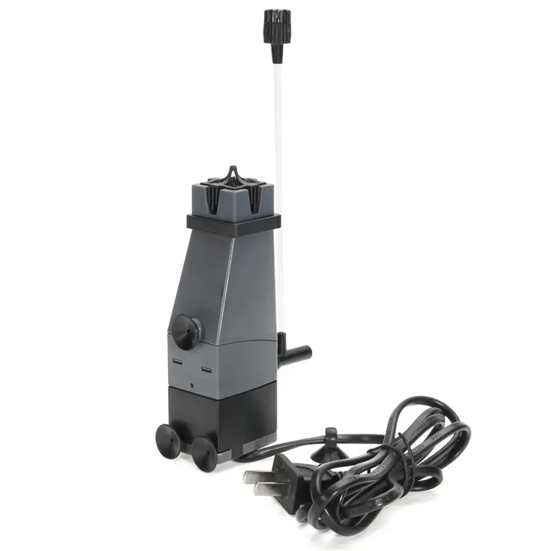 Grey 3W 300L/H Surface Skimmer Aquarium Filter Fish Tank Mini Filter