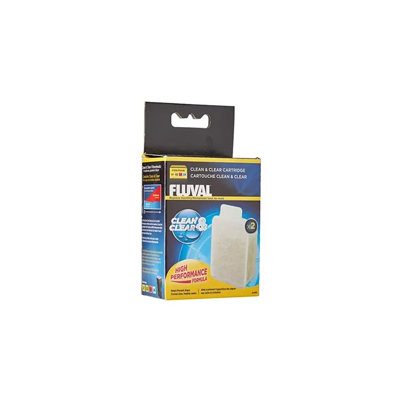 New Fluval U Internal Filters Clean And Clear Cartridge, White