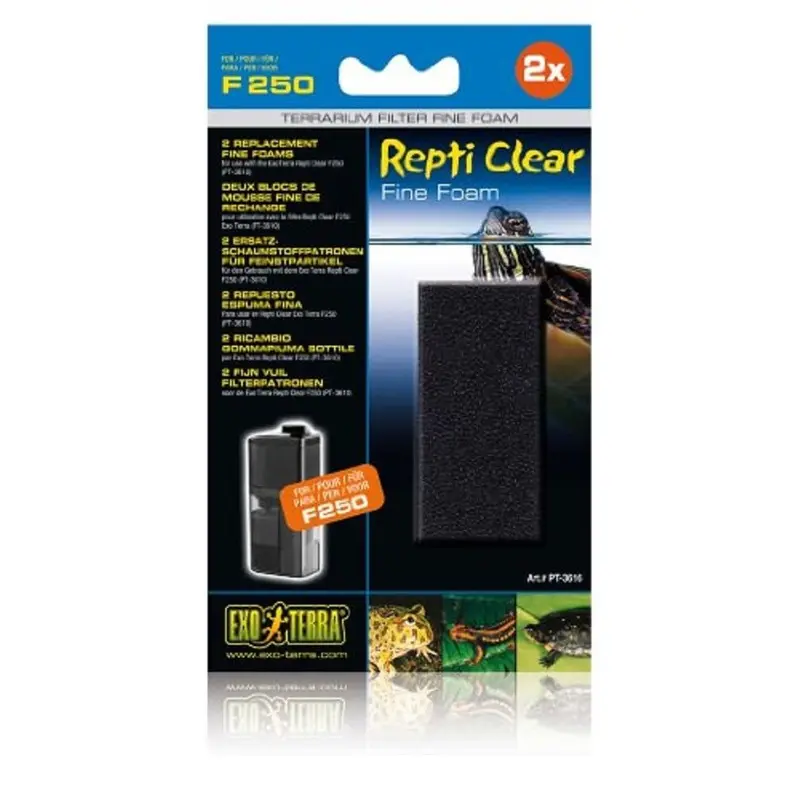 Exo Terra Repti Clear 250 Fine Foam for F250 Terrarium Filter