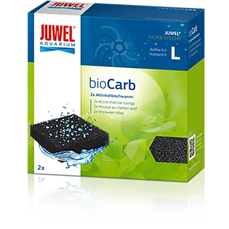 New Juwel Standard Carbon Sponge Filter Media (Pack Of 2) (Bioflow 6.0) 88109 Size 2