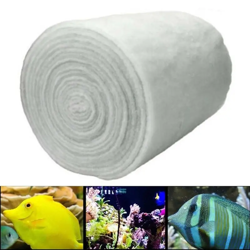 Filter Mat 120cmx30cmx2cm Biological Filter Blanket Filter Mat Cotton Fish Tank