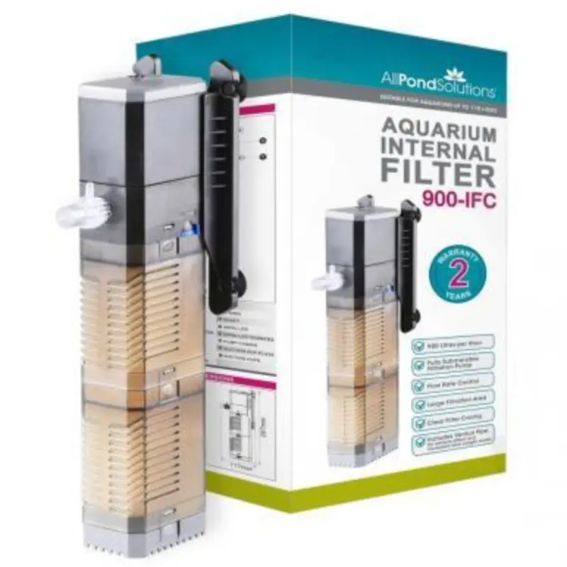 Allpondsolutions 900L/H Aquarium Internal Filter Adj Flow 900-Ifc