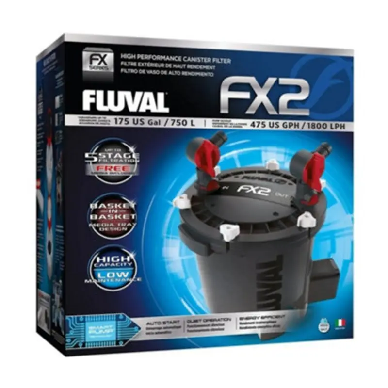 Fluval Fx2 High Performance External Filter Up To 175 Us Gal / 750L Large