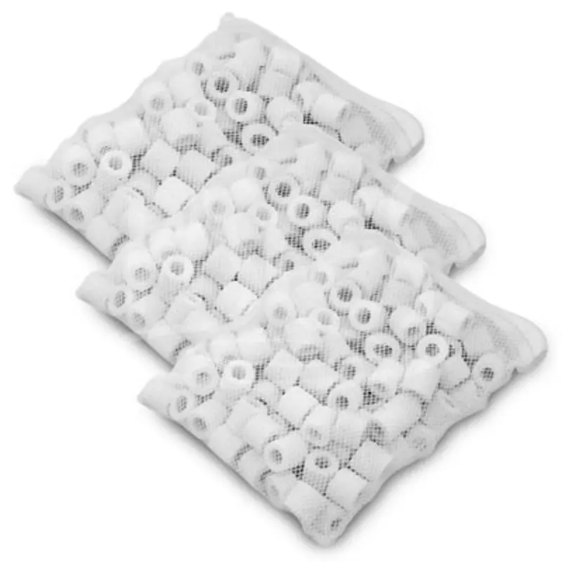 Pisces Ceramic Aquarium Biological Filter Media Rings 3X (1500G Total) 500G