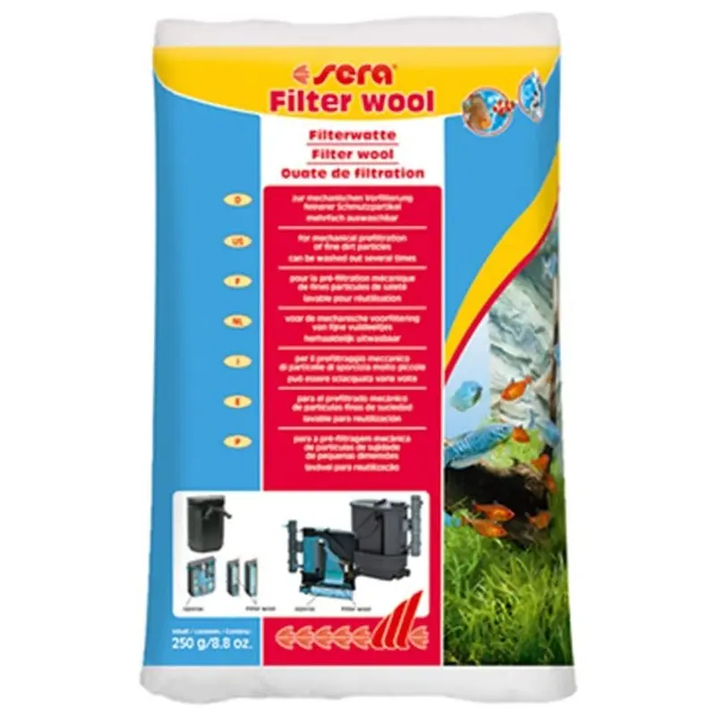 Sera Filterwool For Ponds, 250 G