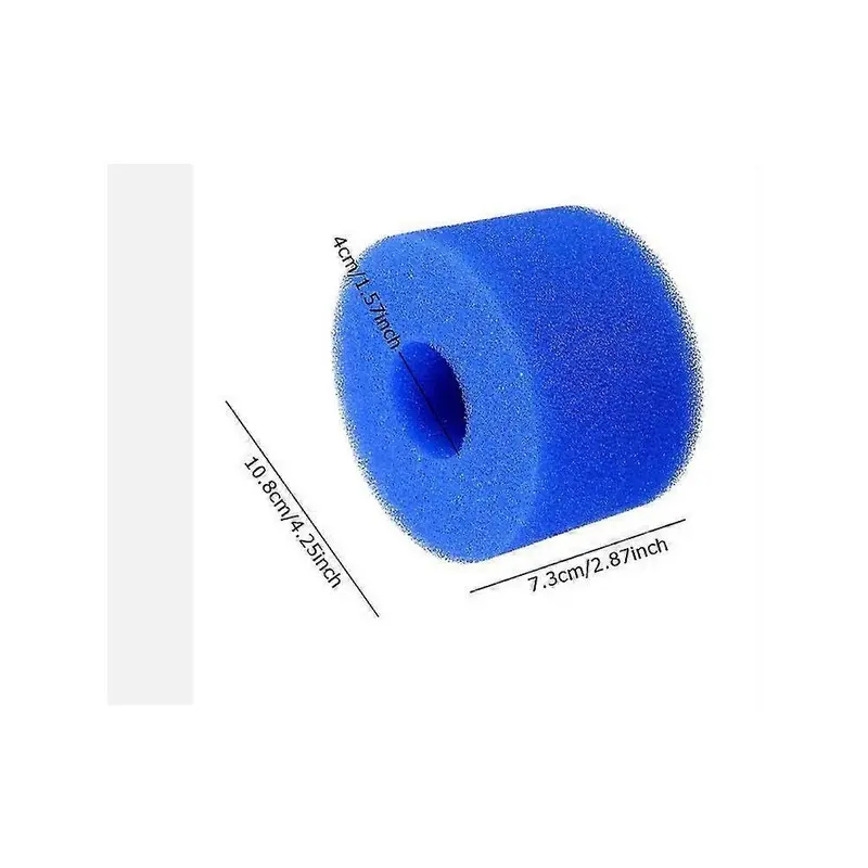 Kikidex (As Show, One ) 2Pcs Biofoam Filter Cotton Cartridges 4Cm