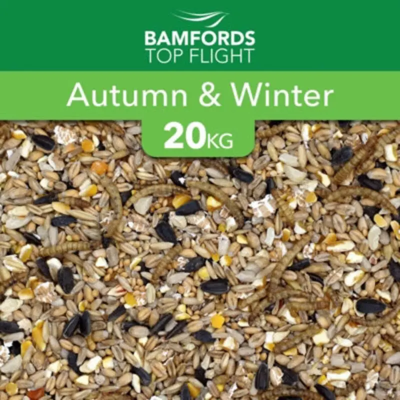 B&Q Black/Yellow Bamfords Autumn & Winter Mix Wild Bird Seed 20Kg