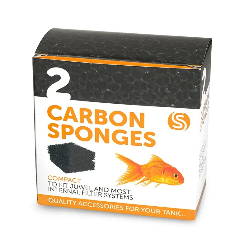 Sharples Pet Carbon Filter Sponge Pack Of 2