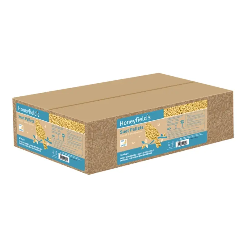 Honeyfields Suet Pellets With Insect & Mealworm Nutritious 12.6Kg