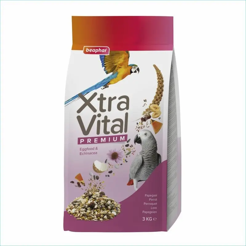 New Beaphar Xtra Vital Parrot (3Kg) 3Kg