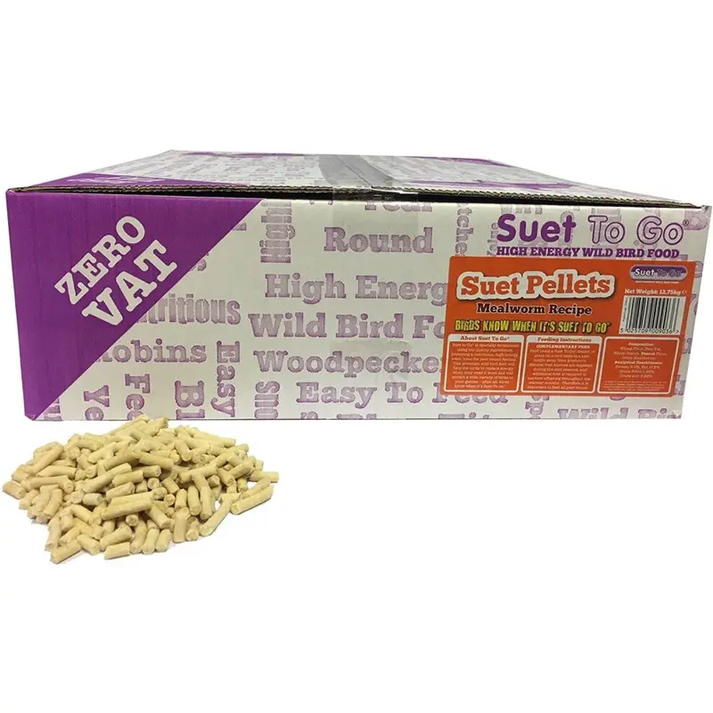 Suet To Go Mealworm Suet Pellets Wild Bird Treat, 12.75 Kg 12.75Kg