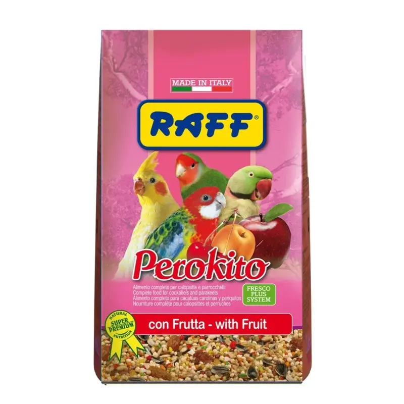 Raff Perokito Bird Feed Food Cockatiels Poultry Food With Fruit 500G