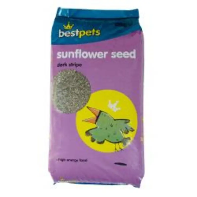 Bestpets Striped Sunflower Seed - Dark 15Kg