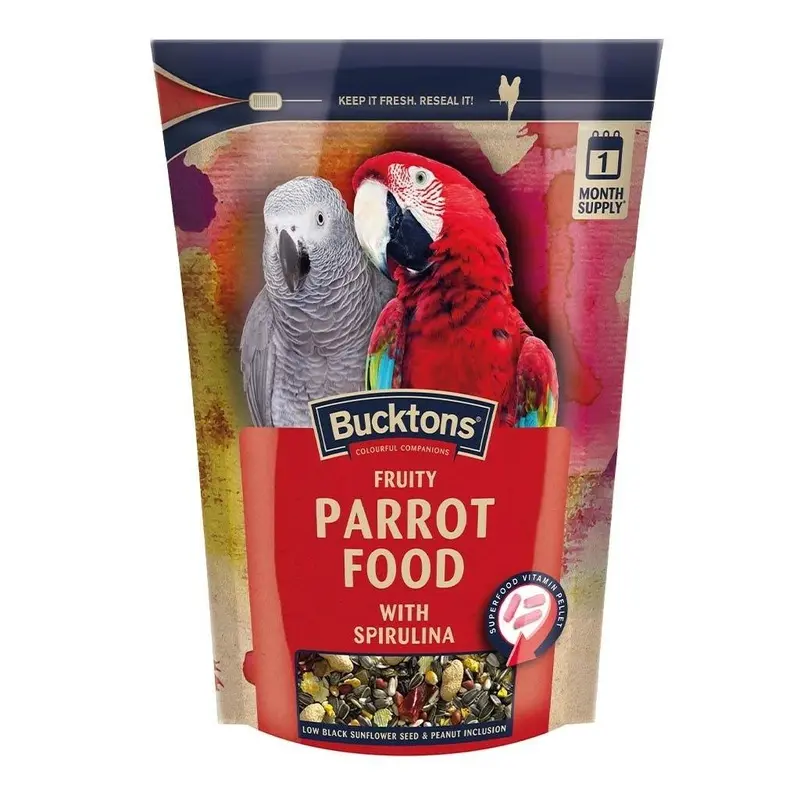 Bucktons Parrot Food Pouch - 1.5Kg