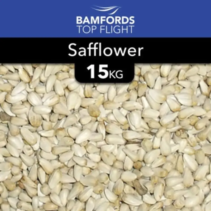 B&Q Bamfords Top Flight Safflower Bird Food 15Kg