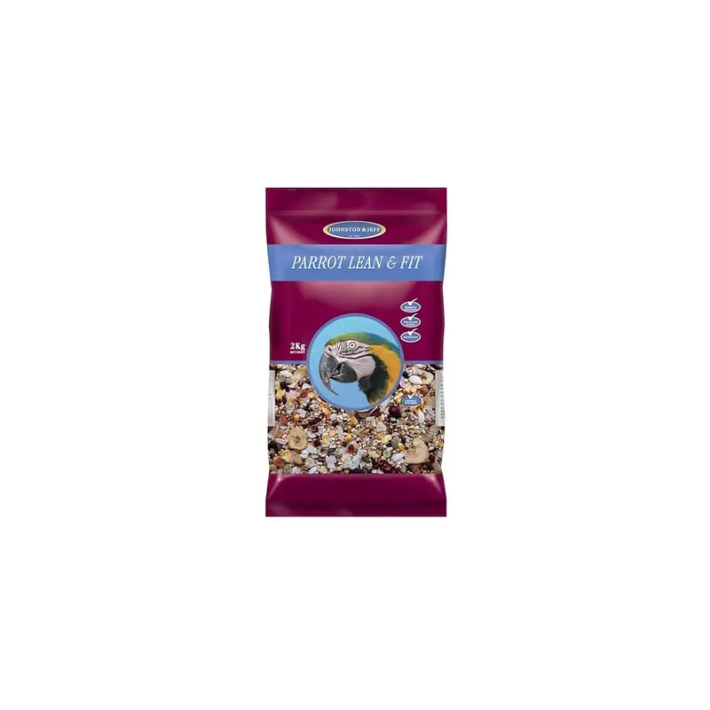 Johnston & Jeff Lean And Fit Parrot Food Mixed Aviary Bird Seed 2Kg