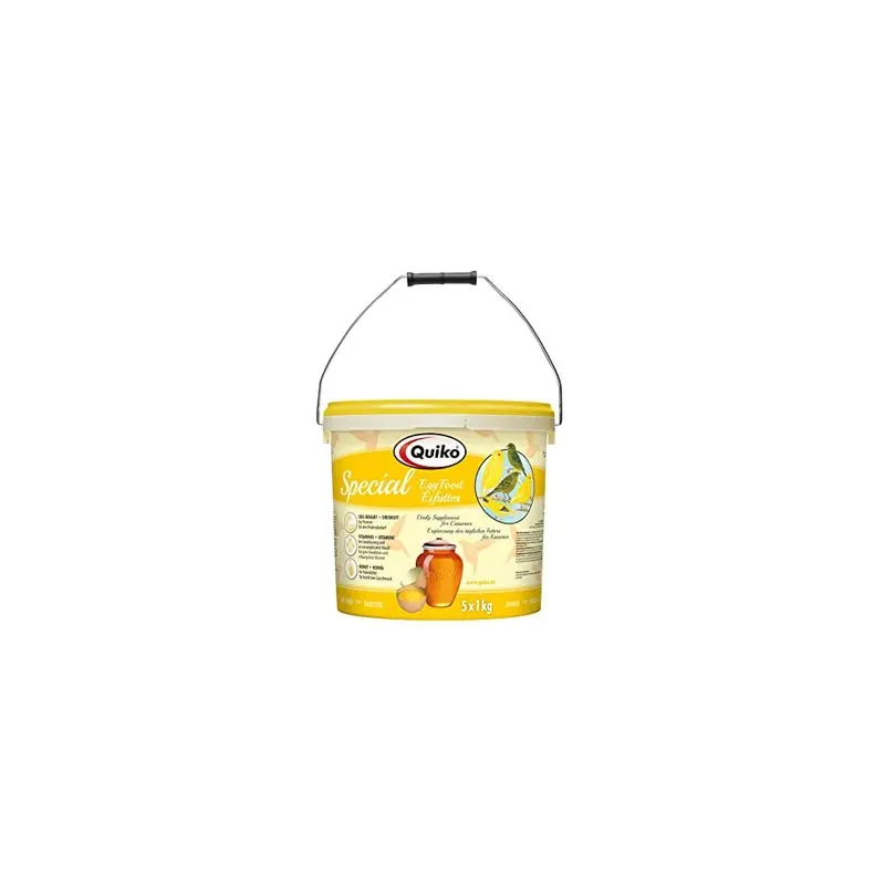 New Quiko Special Egg Food 5 Kg - Egg Food For Canaries & Positur Canaries 100085 5Kg