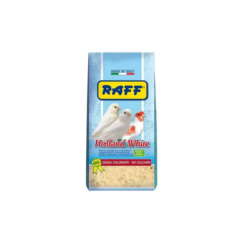 New Raff Holland Soft Food 1Kg Bird Canaries Finches Nestling Poultry White Small