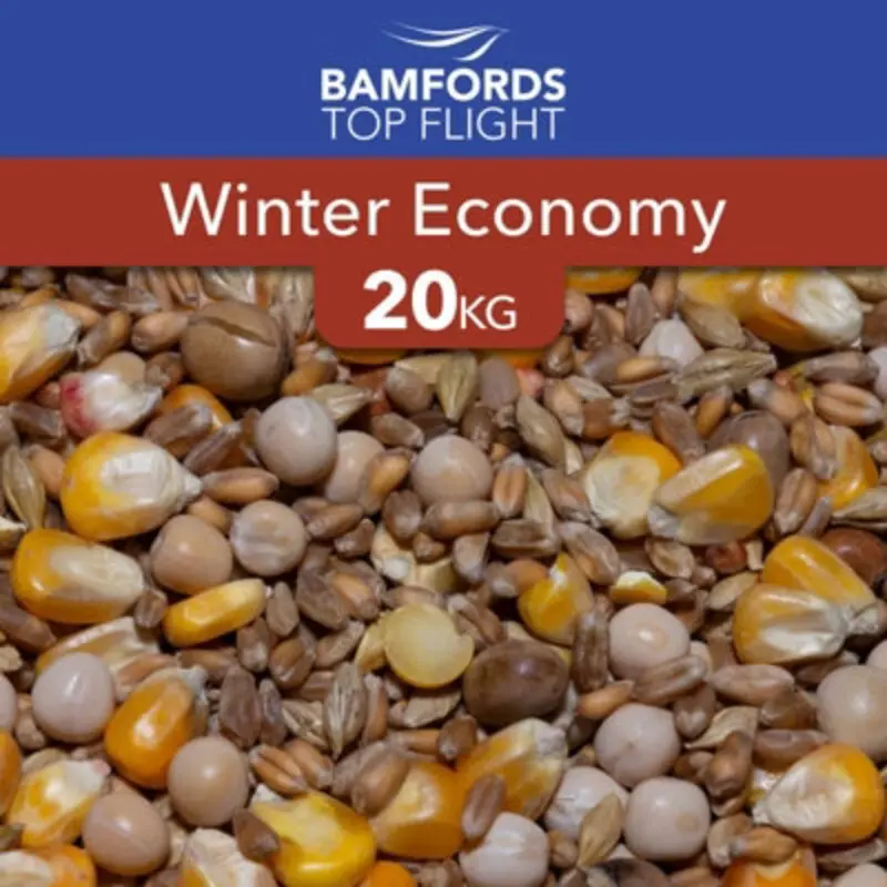B&Q Bamfords Top Flight Winter Economy Racing Pigeon Food 20Kg