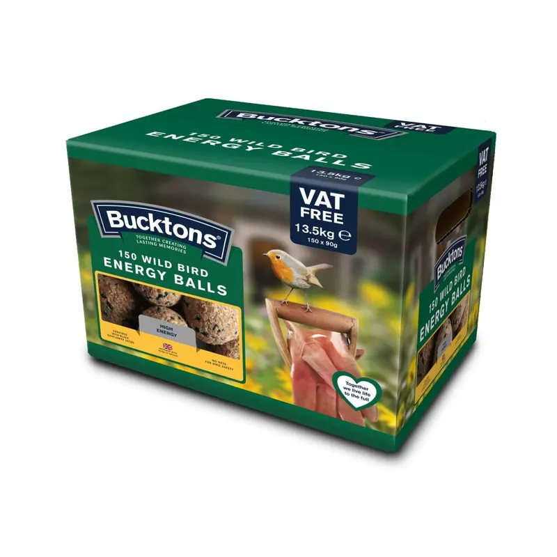 Bucktons Green Fat/Energy/Suet Balls, Pack Of 150,