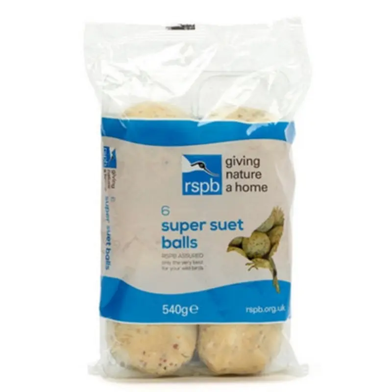 B&Q Rspb Super Suet Fat Balls Bird Food (Pack Of 6) May Vary (One Size)