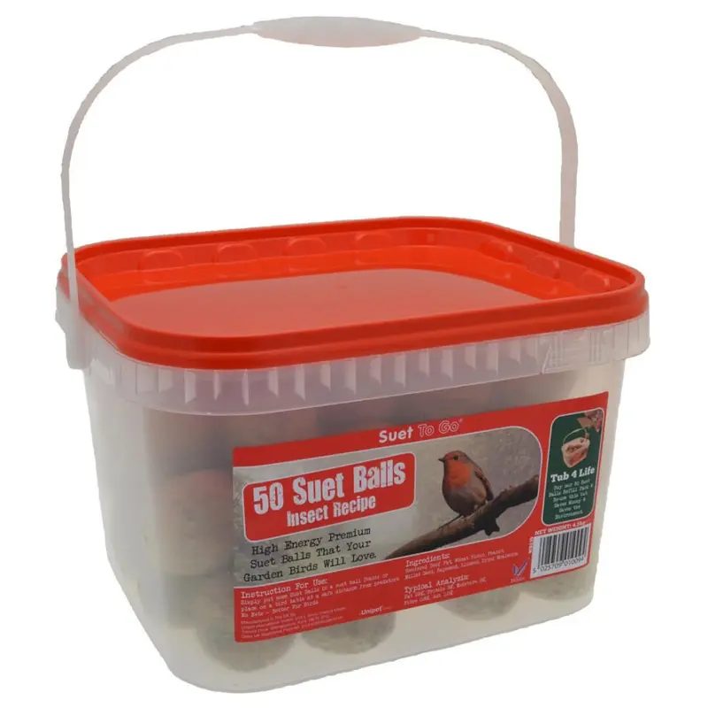 Unipet Suet To Go Balls 50 Tub 90G