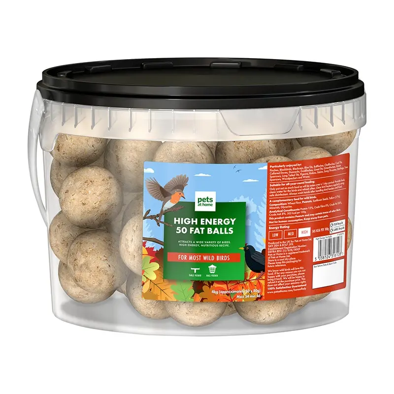 Pets At Home High Energy Wild Bird Fat Balls 50 Pack 4Kg