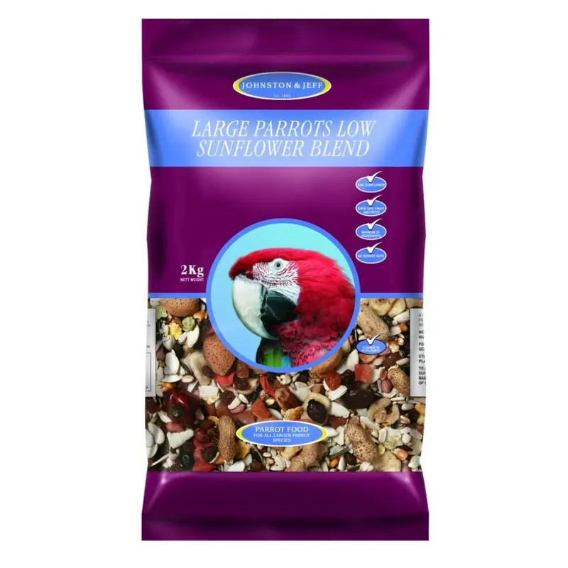 Johnston & Jeff J&J Parrot Low Sunflower Mix 1.8Kg Large