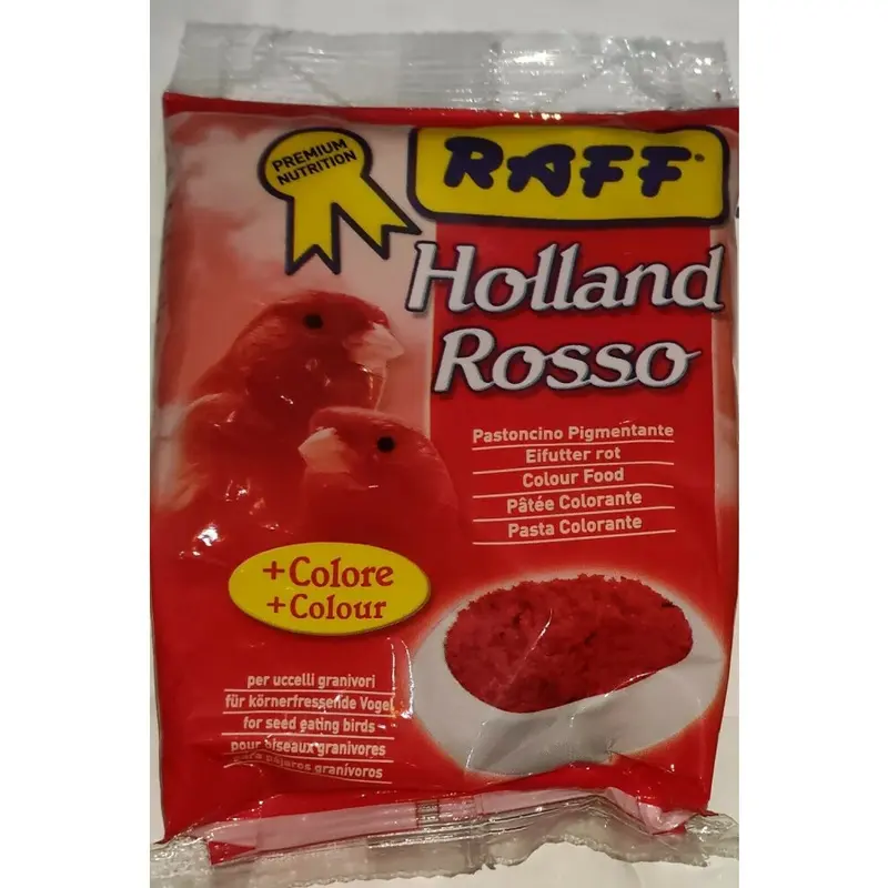 Raff Red Holland Rosso Soft Colour Food For Factor Seed Birds Canary 100G