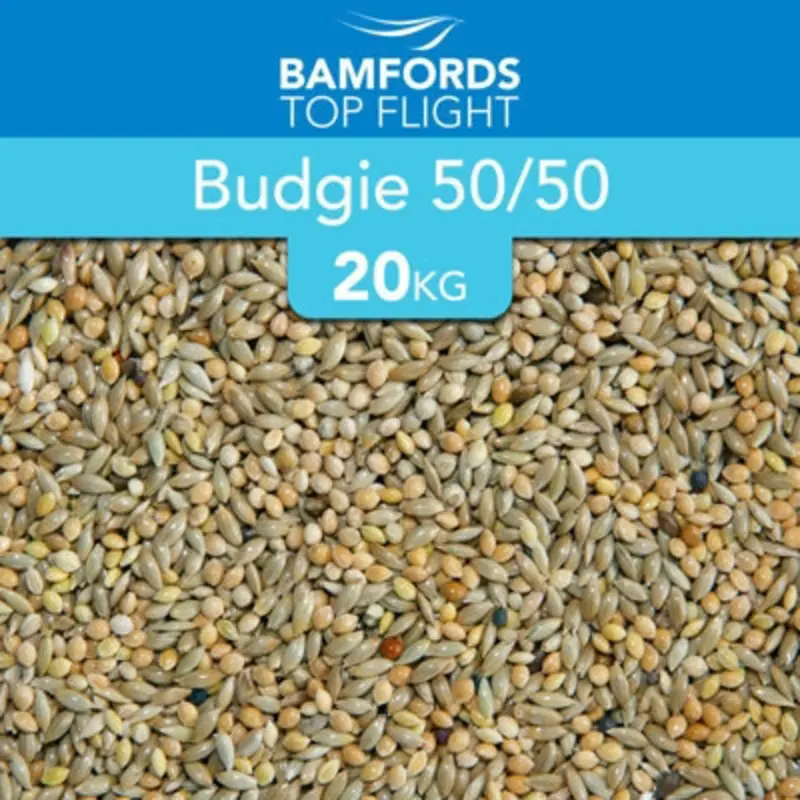 B&Q Bamfords Budgie 50/50 Aviary Bird Food 20Kg