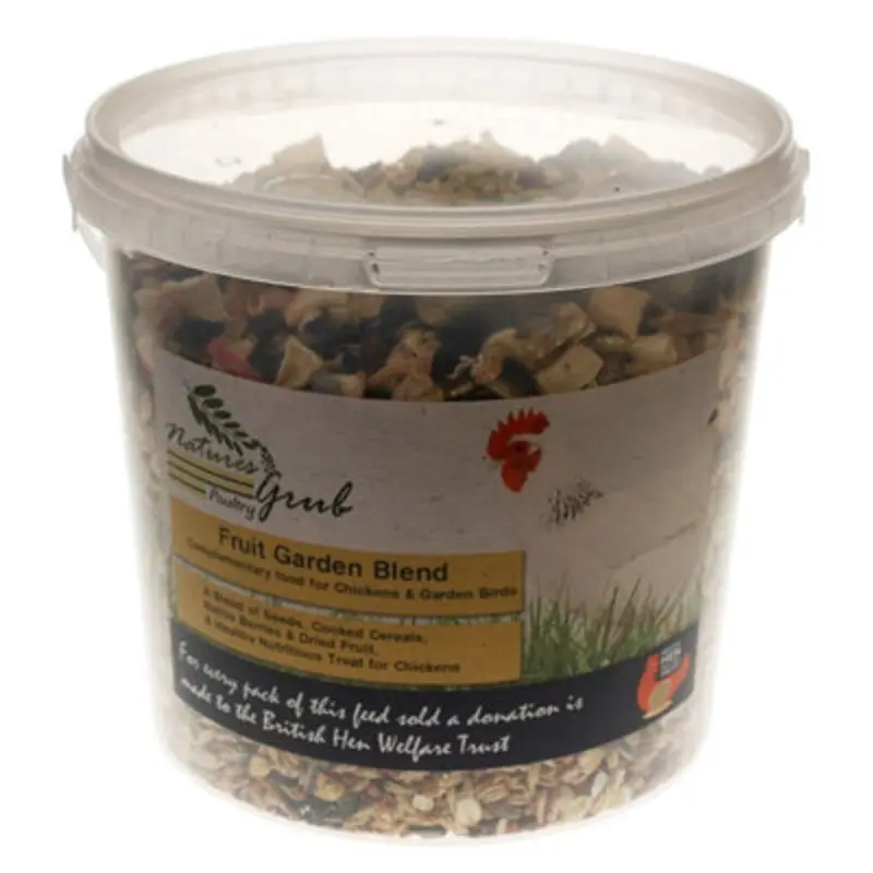 B&Q Red/Black Natures Grub Fruit Garden Blend May Vary (1.2Kg) 1.2Kg