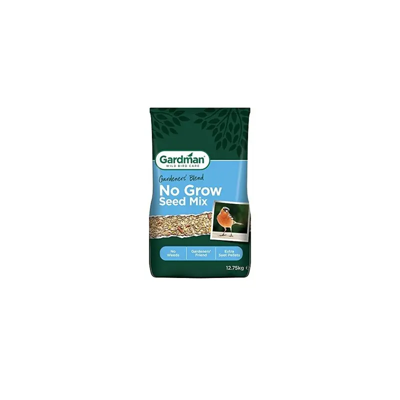Gardman A05618 No Grow Seed Mix For Wild Birds - 12.75Kg