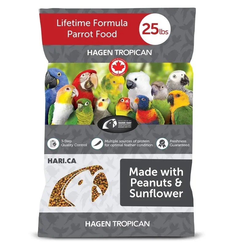Hari Tropican Lifetime Granules Bird Food, 11.34 kg
