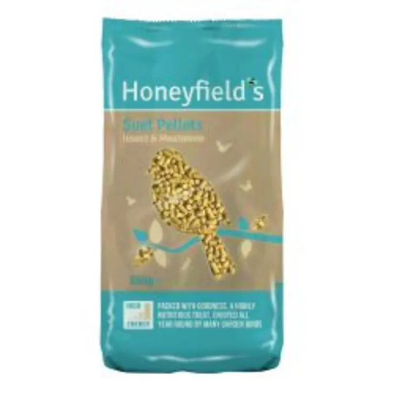 Honeyfields Suet Pellets Insect And Mealworm For Birds - Blue 550G