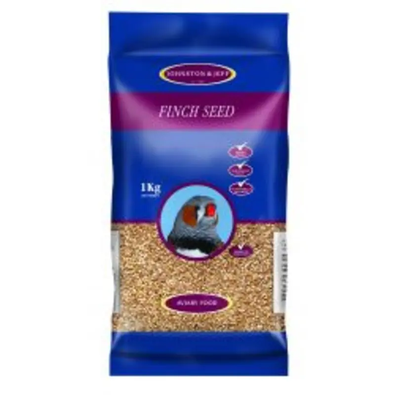 Johnston And Jeff Foreign Finch Bird Seed - White 1Kg