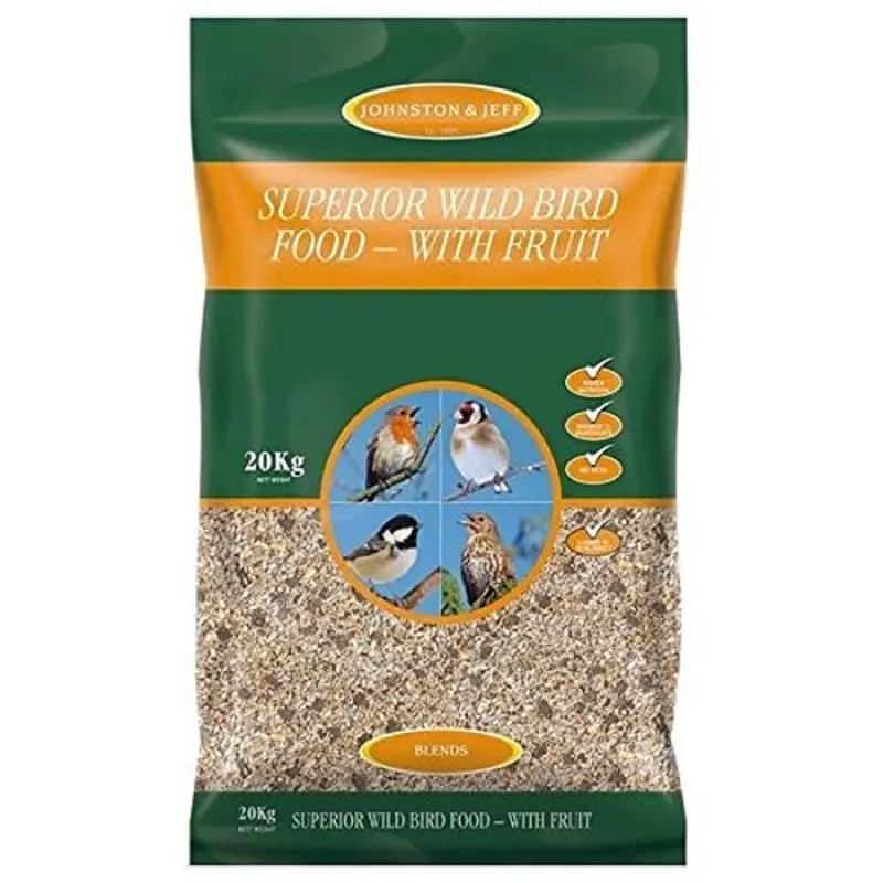 Johnston & Jeff Superior Wild Bird Food, 20 kg, Transparent