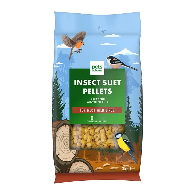 Pets At Home Insect Suet Pellets Wild Bird Food 3Kg