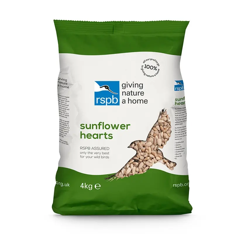 Rspb Sunflower Hearts Wild Bird Food 4Kg