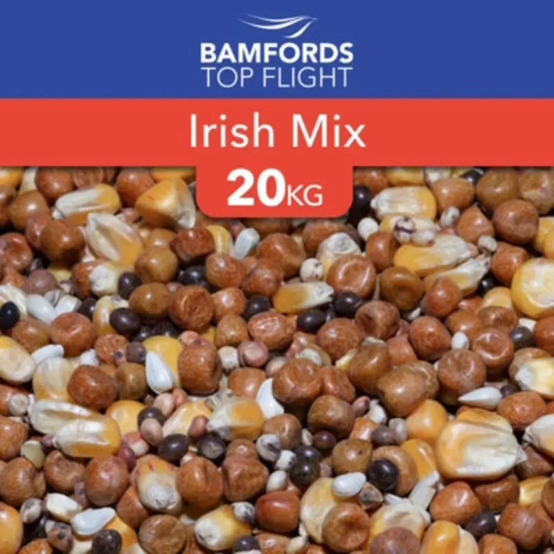 B&Q Bamfords Top Flight Irish Mix Racing Pigeon Food 20Kg