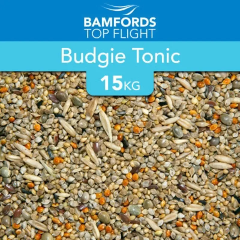 B&Q Bamfords Budgie Tonic Aviary Bird Food 15Kg