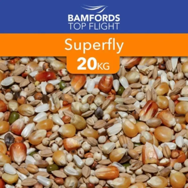 B&Q Bamfords Top Flight Superfly Racing Pigeon Food 20Kg