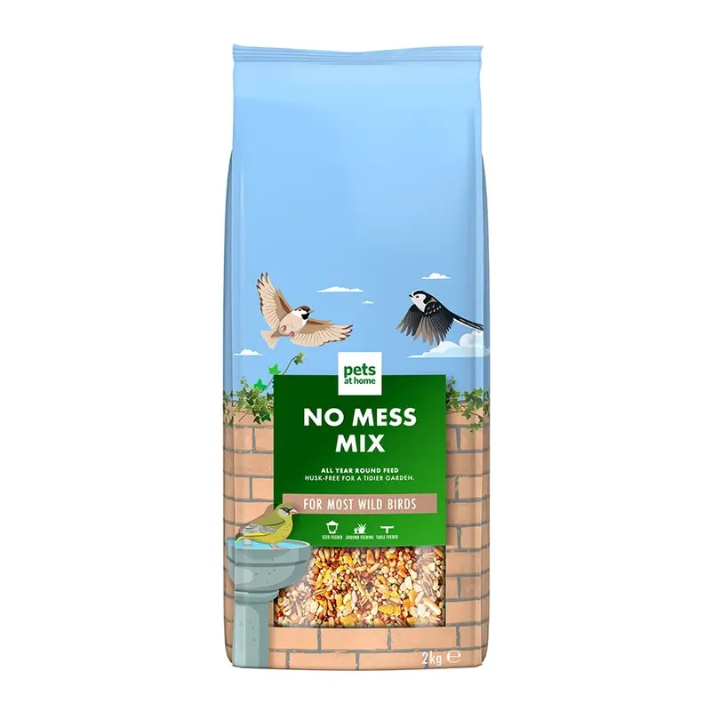 Pets At Home No Mess Seed Mix Wild Bird Food 2Kg