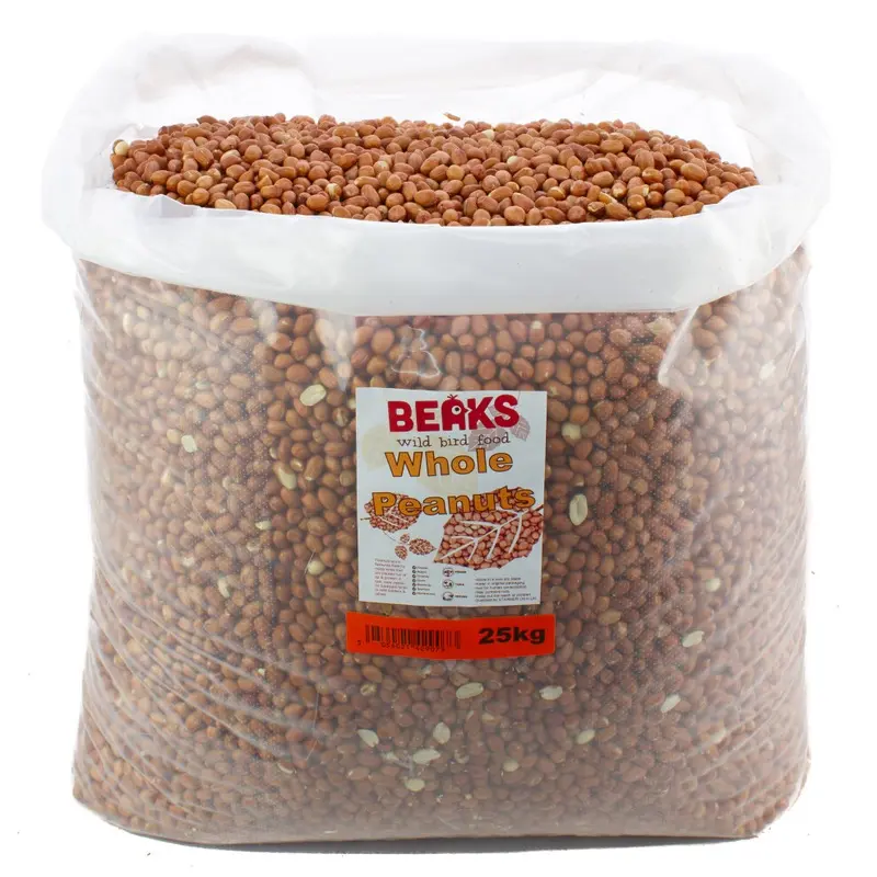 Beaks Wild Bird Food (25Kg) Whole Peanuts For Wild Garden Birds 5Kg-25Kg 25Kg