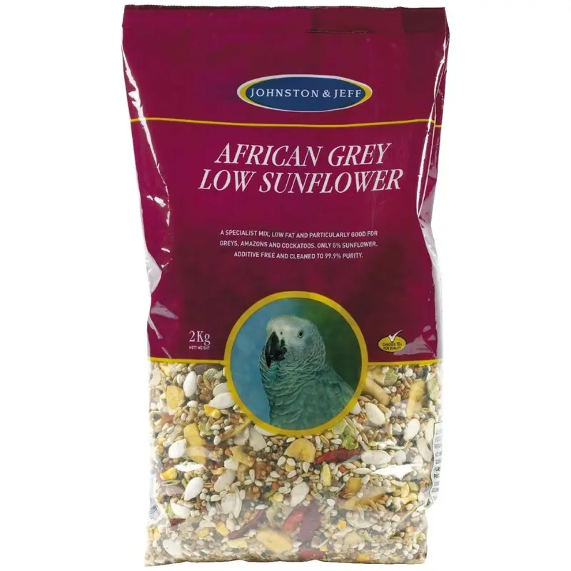 Johnston And Jeff Low Sunflower African Bird Food - Dry - Bag Grey 12.75Kg