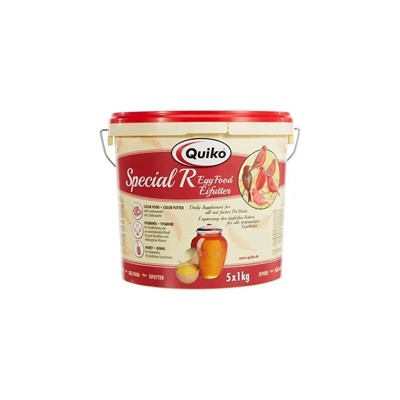 Quiko Red Special Egg Food 5 Kg - Egg Food For All -Grounded Bird Species 5Kg