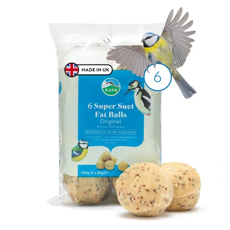 RSPB Super Suet Fat balls 6 Pack