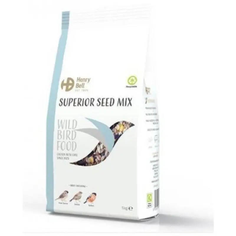 Henry Bell Superior Seed Mix - Red/Black/White 1Kg