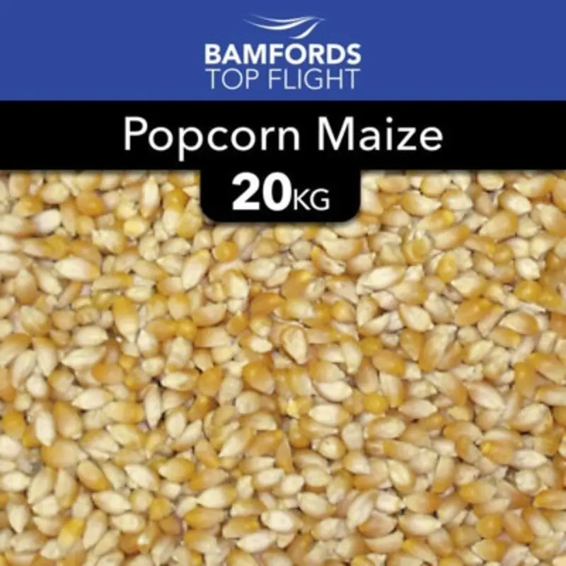 B&Q Bamfords Top Flight Popcorn Maize Racing Pigeon Food 20Kg