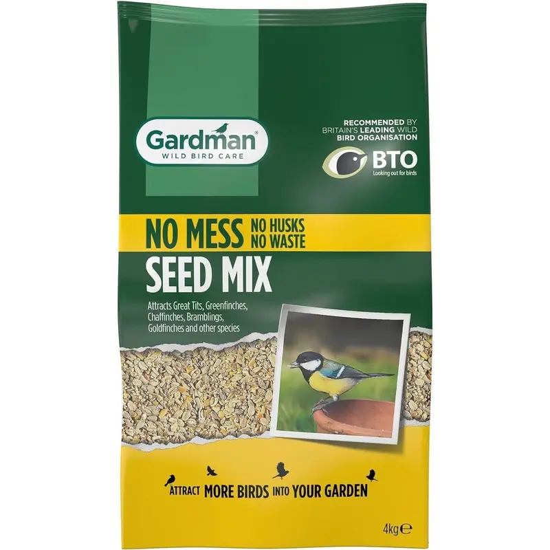 Gardman No Mess Seed Mix - 4Kg