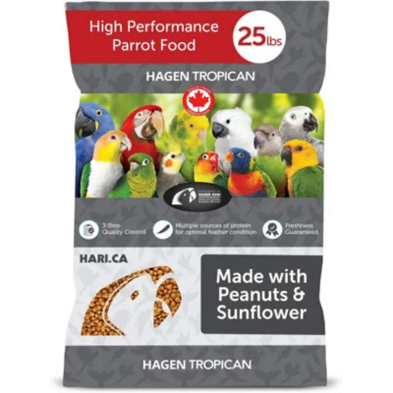 B&Q Hari Tropican Cockatiel High Perf Granules 2Mm 11.34Kg Orange